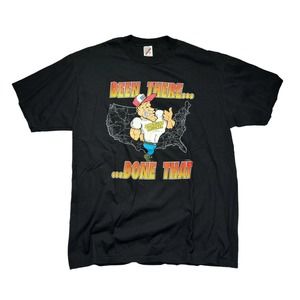 Vintage American Trucker T-Shirt Men's Size XL‎ Cotton